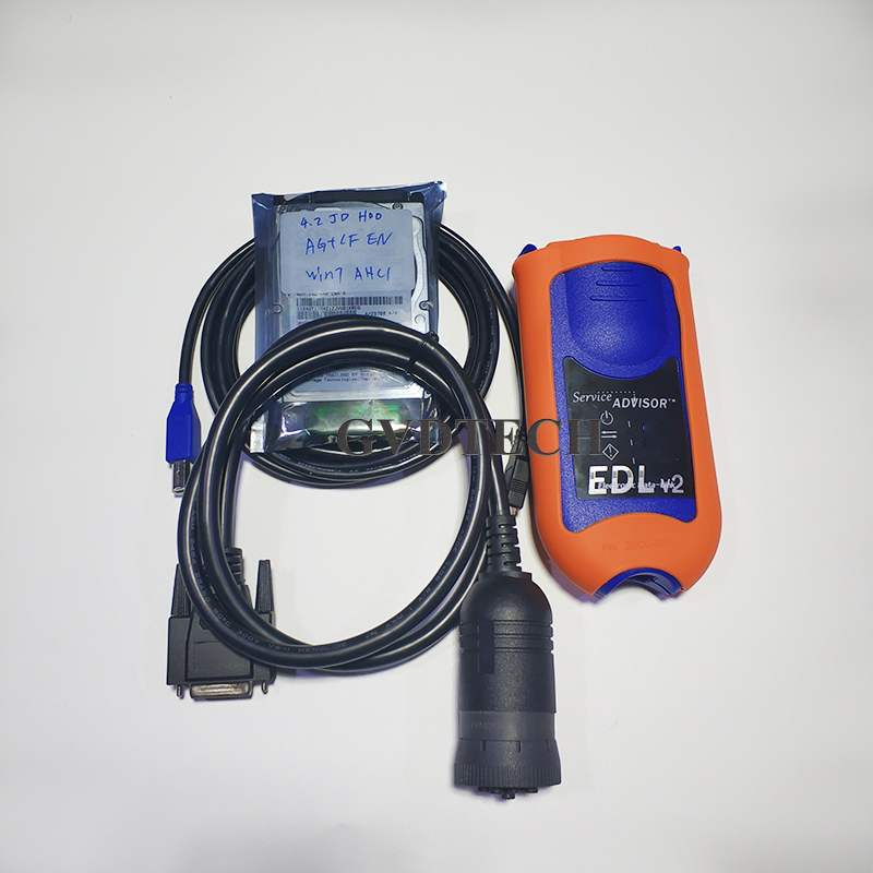 For John Deere Tractor Diagnostic Tool JD EDL V2 V3 Adapter John Deere Service Advisor 5.2 AG CF Diagnostic Tools - Image 2